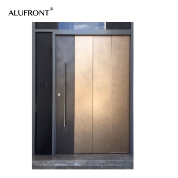 German Standard Aluminum-Wood Swing Doors: Waterproof and Energy Saving