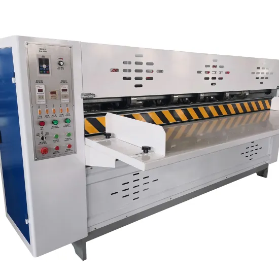 Auto Lead Edge Feeder Manual Adjusted Slitter Scorer Corrugated Packing Carton Maker Machine