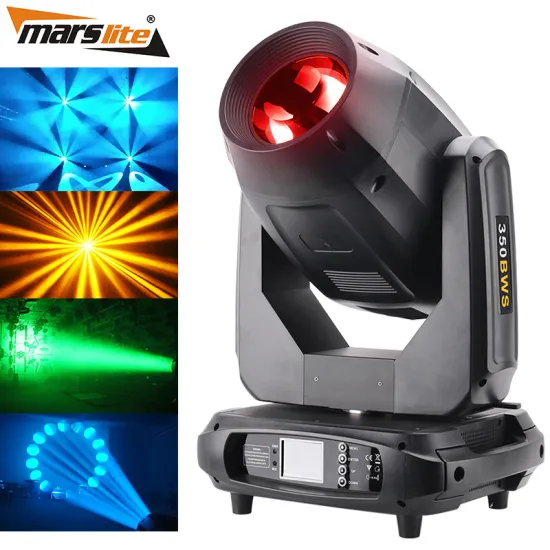Marslite 350W/380W 3-in-1 Moving Head Light with Beam, Spot, and Wash Functionality