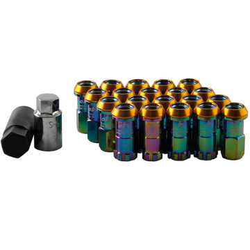 RACING R40 Style Project Kics IRON Wheel Lug Nuts 44MM 20pcs/set for Honda, Toyota, Mazda WITH LOGO