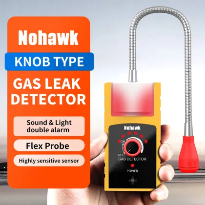 High Precision Sound and Light Alarm Gas Detector for Combustible Gas Leak Detection