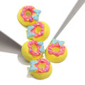 Kawaii Resin Simulation Bowknot Donut Resin Crafts Cabochon Decorative For Diy Phone Decoration