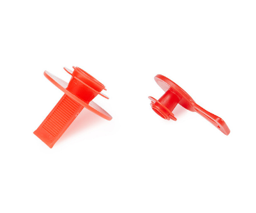 Ezeplugs Red LDPE easy plugs plastic parts (6)
