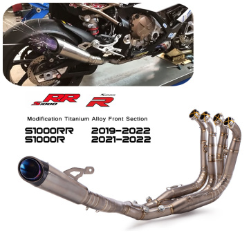 Titanium Alloy Motorcycle Muffler Exhaust for BMW S1000RR/S1000R 2019-2022