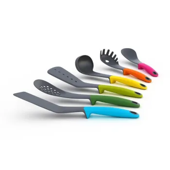 6-in-1 Nylon Cooking Utensils Kitchen Tools Set with Hanging Stand