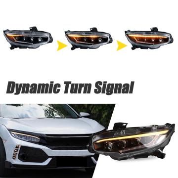 HCMOTIONZ LED FARECTING PARA HONDA CIVIC 2016-2021