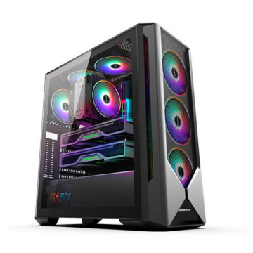 Custom Gaming Computer Case - Glass Side Panel ATX/ITX Cube Case with Water Cooling Support