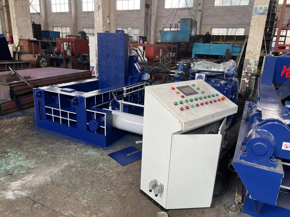 Metal Packing Hydraulic Press With PLC Automatic Control