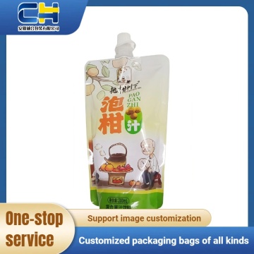 Прочные самостоятельные пакеты для напитков