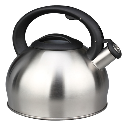 Arc Shape Plastic Handle Whistling Kettle