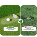 Bandeja para pelotas de golf de doble césped con 9 golpes