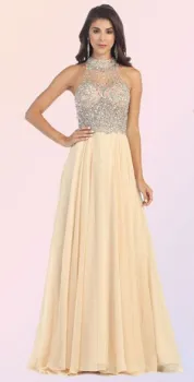 Boutique Hotsale A line Chiffon Formal Prom Dresses