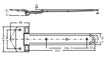 Door Hinge, Hot Sell in America and Europe