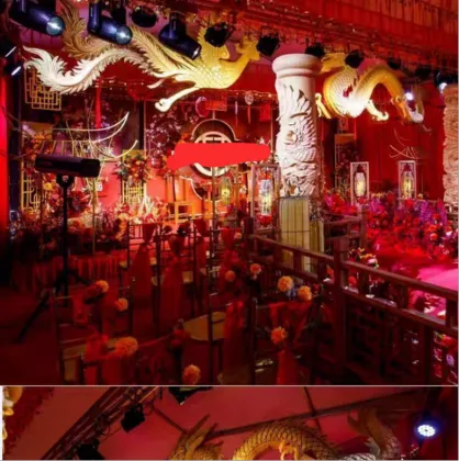 Dragon Column Pavilion Stage Ornament