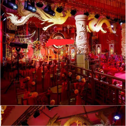 Ejderha Sütunu Köşkü Sahne Süslemesi