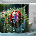 toilet weighted shower curtain