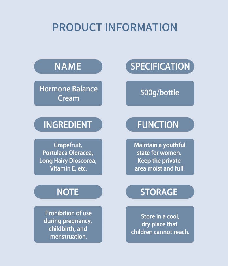 Cream Regulate Hormones