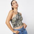 Damen Mode Leoparden gedruckte ärmellose Tanktops