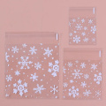 Snowflake Cookie Bags Christmas Party Cello Bags