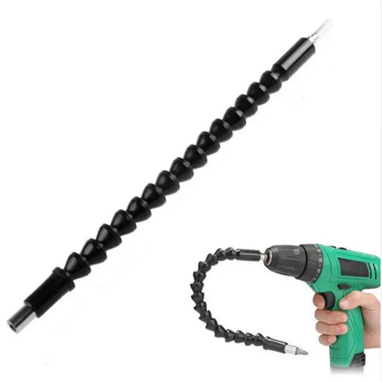 Car Repair Tools Black 295mm Flexible Shaft Bits Extention Screwdriver Bit Holder Connect Link Electronics Drill 1/4" Hex Shank
