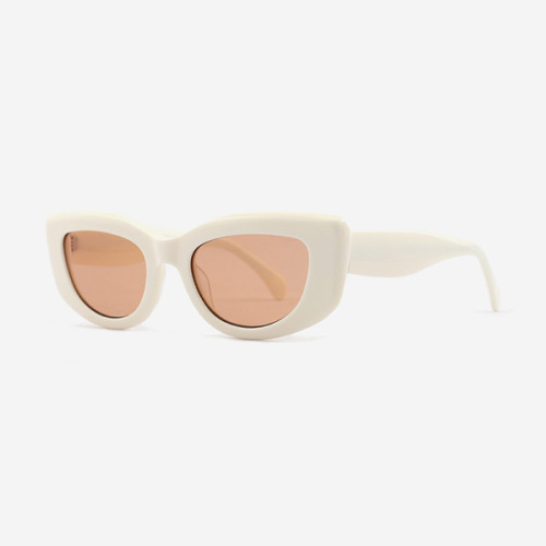 Rectangle and Vintage acetate female sunglasses