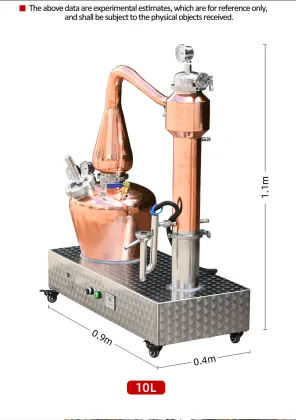 10L Whisky Distillation System: Small Whisky Still Distillation Equipment