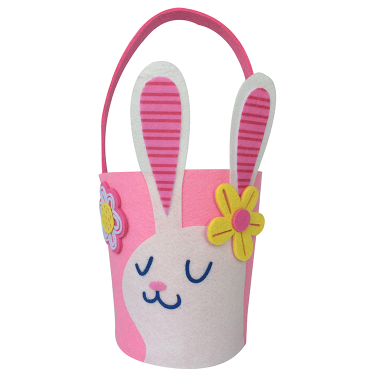 Easter Pink Bunny Basket