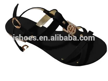 2015 latest good quality ladies fashion flat sandal