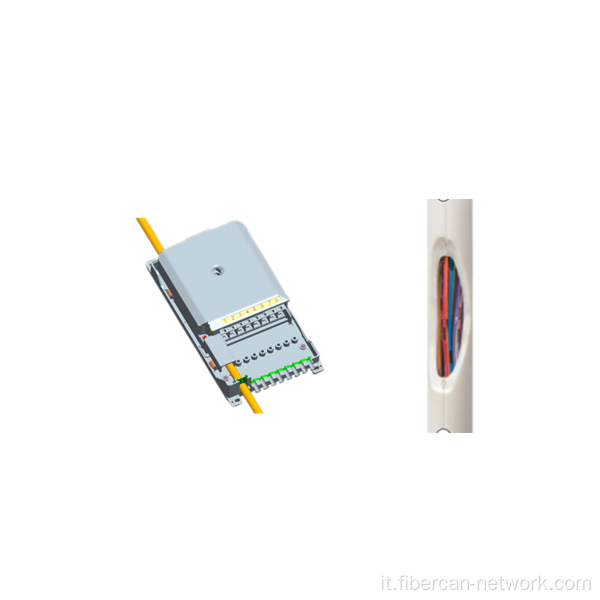 Scatola di distribuzione del pavimento in fibra ottica (scatola della parete riser)