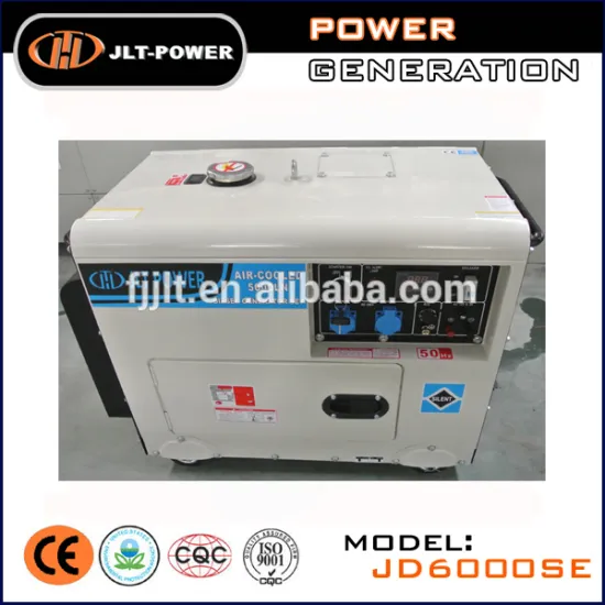 5000W diesel generator soundproof type with wheels popular for home use