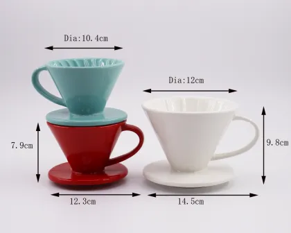 Durable Porcelain Pour Over Coffee Maker