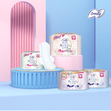 Ultra-thin breathable sanitary napkin for women