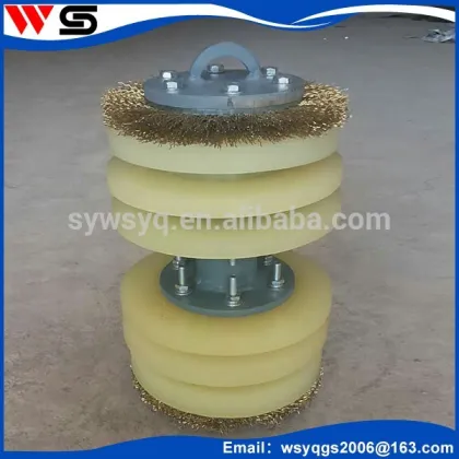 efficiency pipe cleasing pig drill pipe cleaning machine