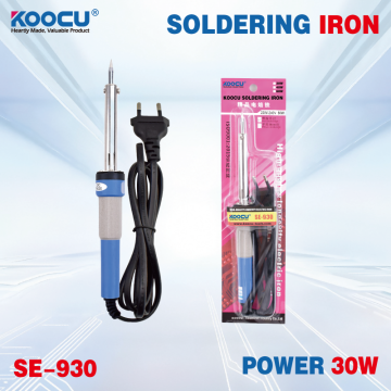thermoelectric soldering iron with LED indicator light