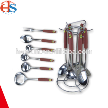 Cooking tools slotted spoon ladle skimmer fork 6pcs