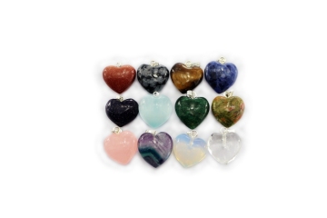 Heart Shape gemstone pendant ,nature turquoiseturquoise stone