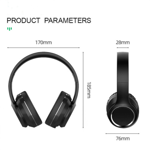 Noise aktif ANC membatalkan BT 5.1 Headphone Wired/Headset Wireless ANC/Permainan/Muzik Bass Over Headphone Telinga