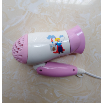New Fashion 1200W Foldable Lovely Kids Hair Dryer