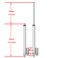 DHL Shipping -1KW Single Axis Solar Tracker W/ 300mm/12" Linear Actuator W/ Controller for for Solar Panel Tracking System