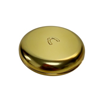 OEM Magnetic Aligner Storage Case with Silicone Insert Electroplated Gold Silver Retainer Box
