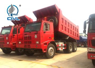 Caminhão basculante de mineração HOWO 70 toneladas