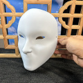 Máscara de estilo chinês de pintura DIY branca em branco
