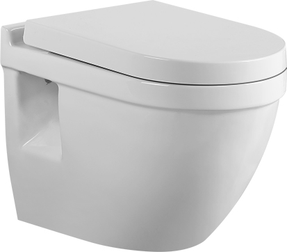 Bathroom Ceramic One-piece Wall-hung Toilet