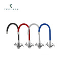 Stainless Steel 304 Double Handle Brushed Finish Kitchen Faucet