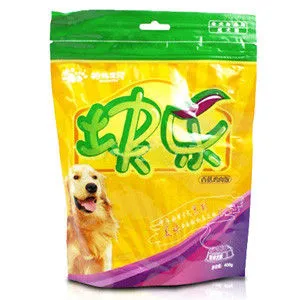 Zipper Stand Up Pet / Dog Food Packaging Bags With Custom Printing