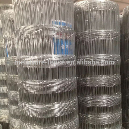 Hot dipped galvanized hinge joint knot field fence