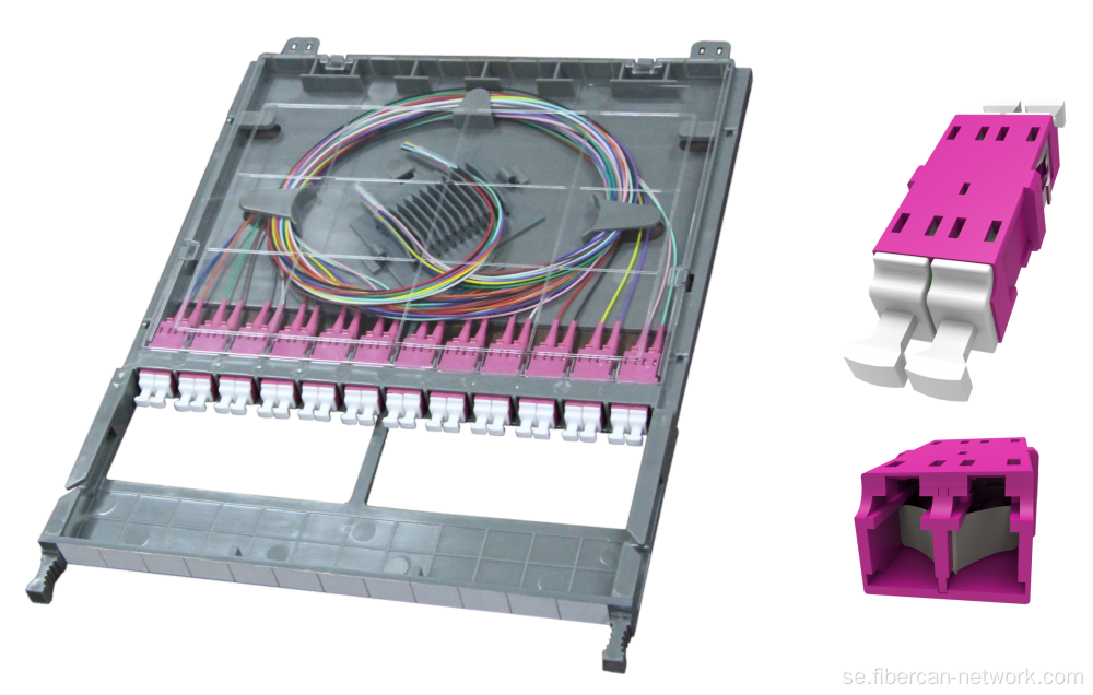 24 Fiber Splice Fiber Optic Cassette