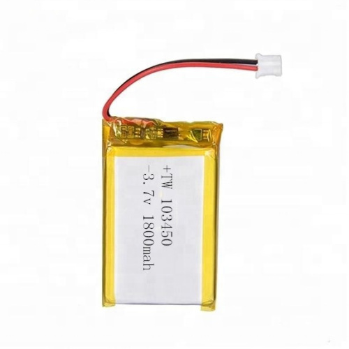 lithium polymer battery 103450 3.7V 1800mah for watch toy