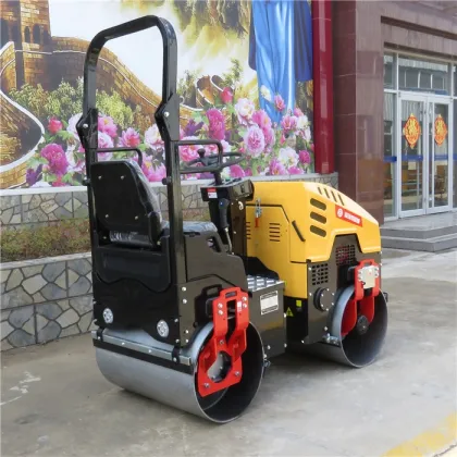 Suit For EU Market 1 Ton 1000kg Double Drum Land Compaction Roller Compactor