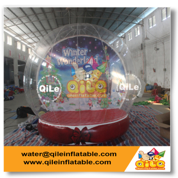 2016 original manufacturer any theme inflatable snow globe for holiday decoration
